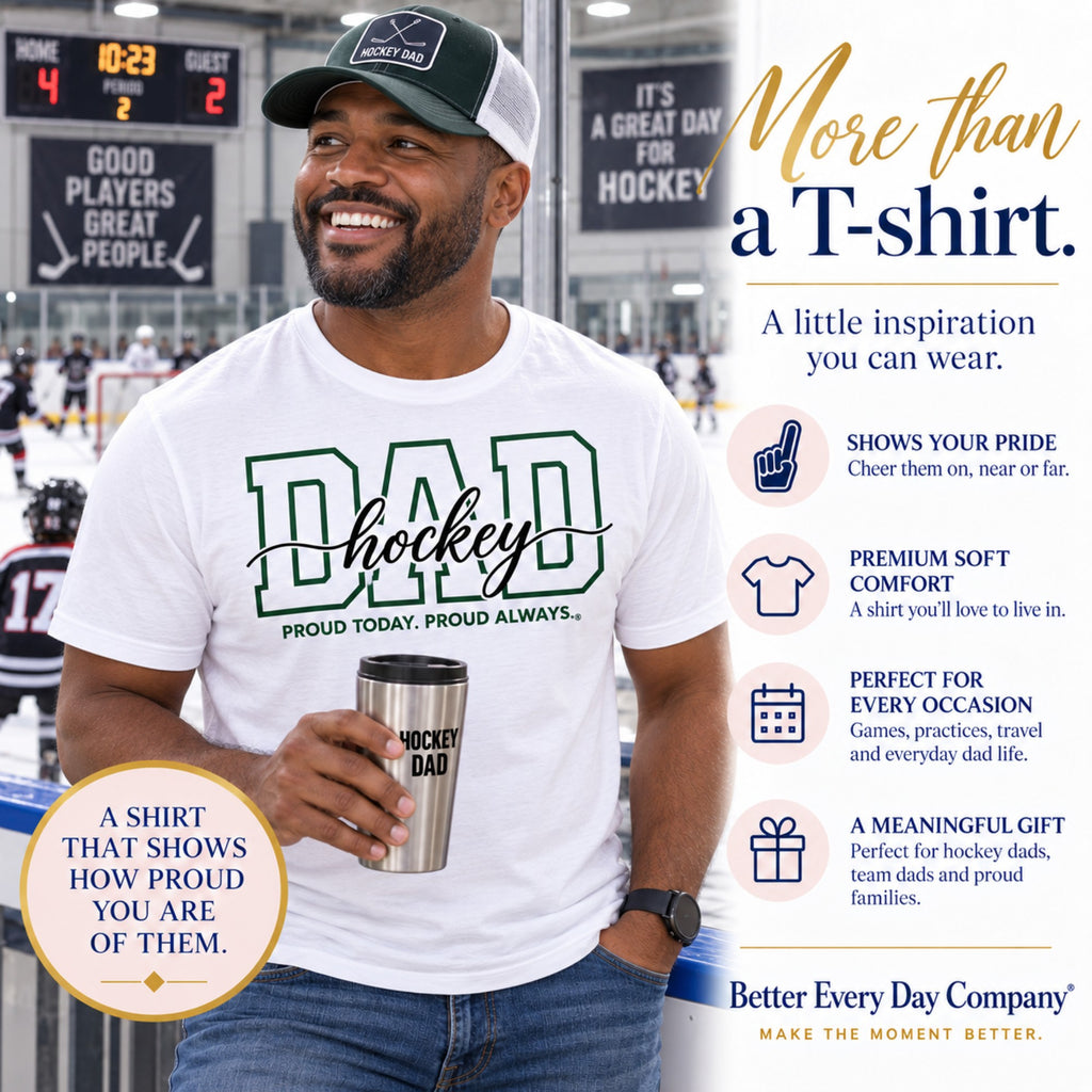 Hockey Dad Shirt - Proud Today. Proud Always. | Choose Your Team Color | Comfort Colors Tee