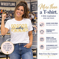 Wrestling Mama white shirt