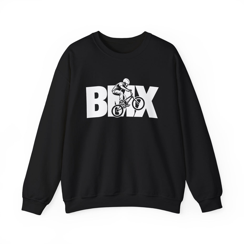 BMX Sweatshirt | BMX Rider Graphic | Gildan Crewneck