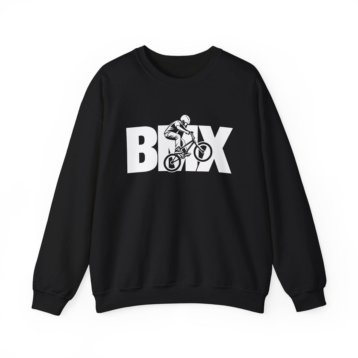 BMX Sweatshirt | BMX Rider Graphic | Gildan Crewneck