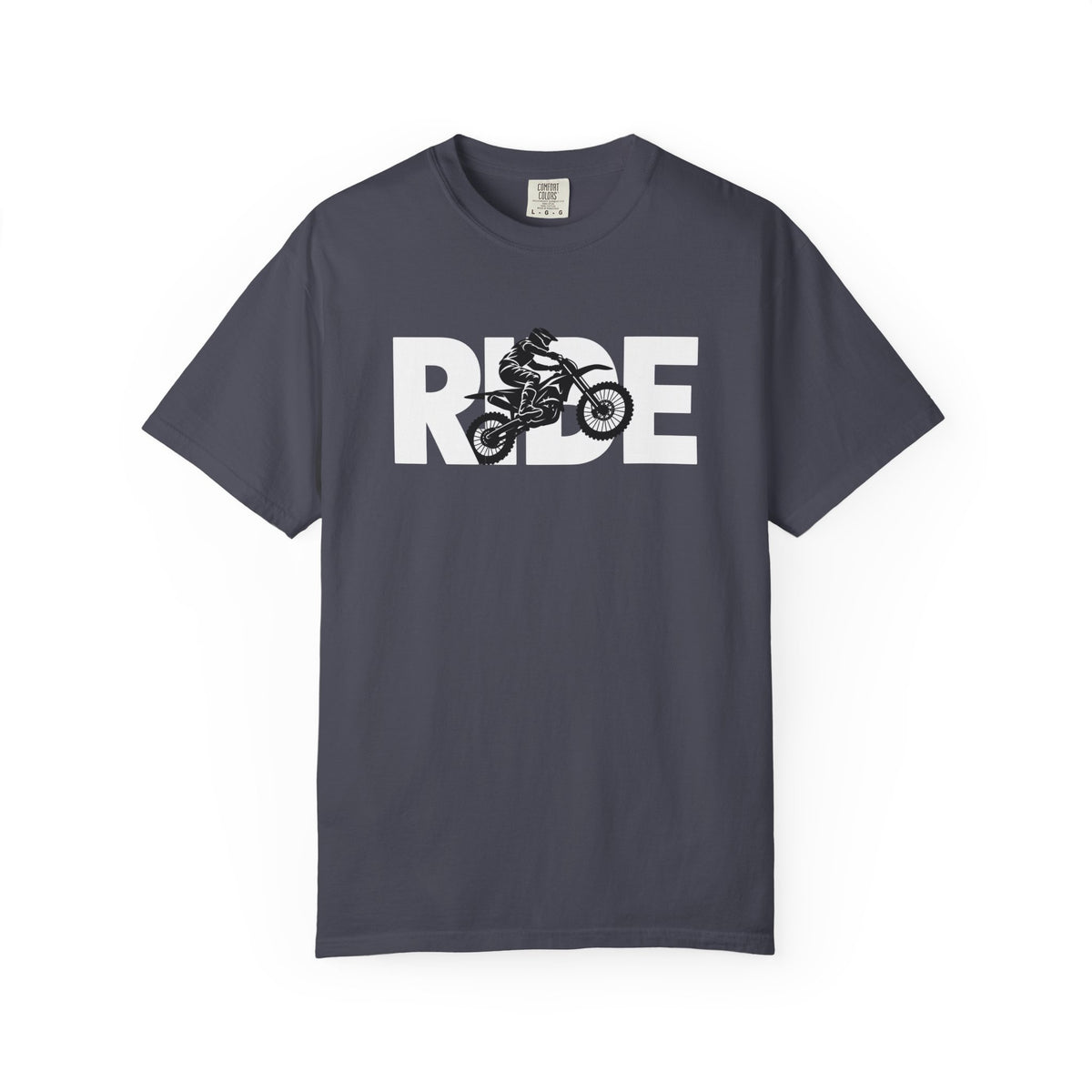 RIDE Dirt Bike T-Shirt | Dirt Bike Rider Graphic | Comfort Colors Tee