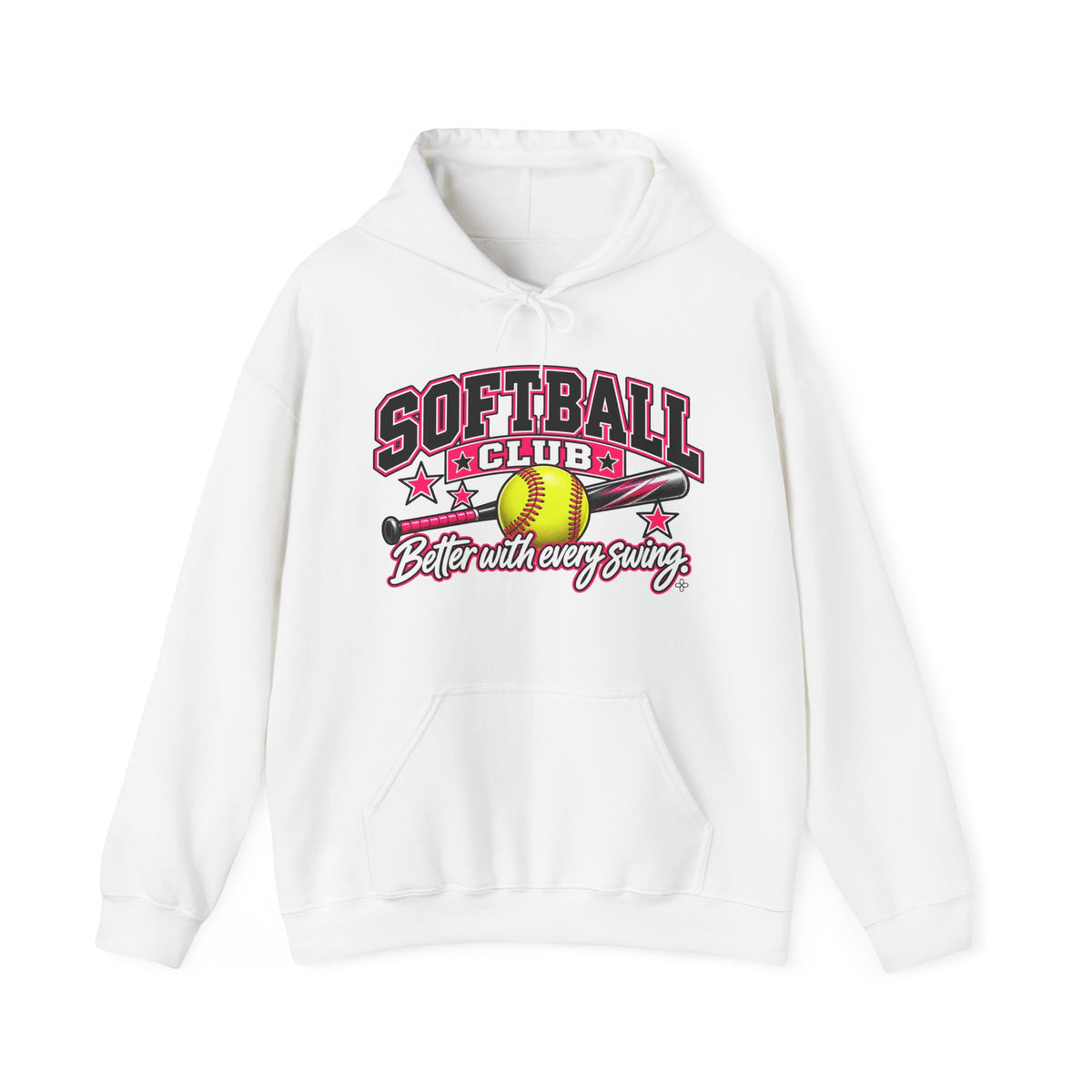 Softball Club Hoodie | Better With Every Swing | Softball Gildan Hoodie