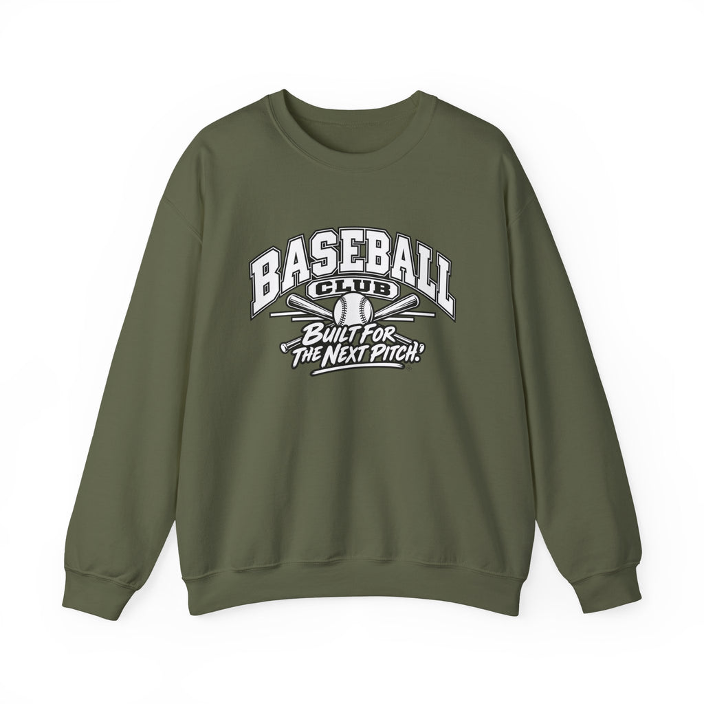 Baseball Club Sweatshirt | Built for the Next Pitch | Baseball Gildan Crewneck