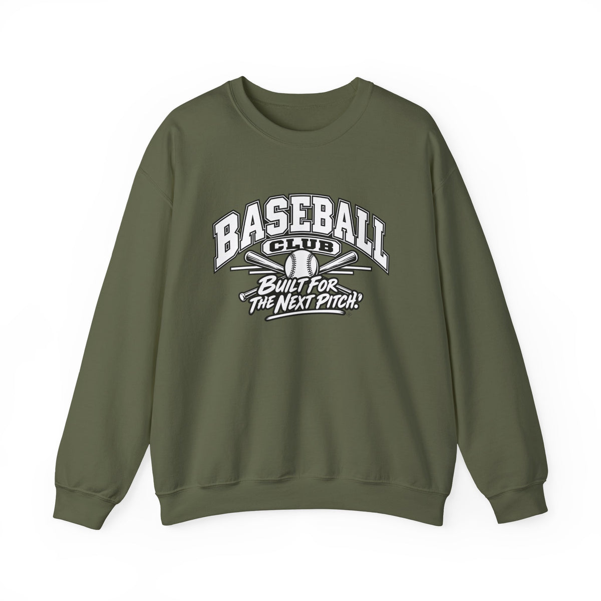 Baseball Club Sweatshirt | Built for the Next Pitch | Baseball Gildan Crewneck