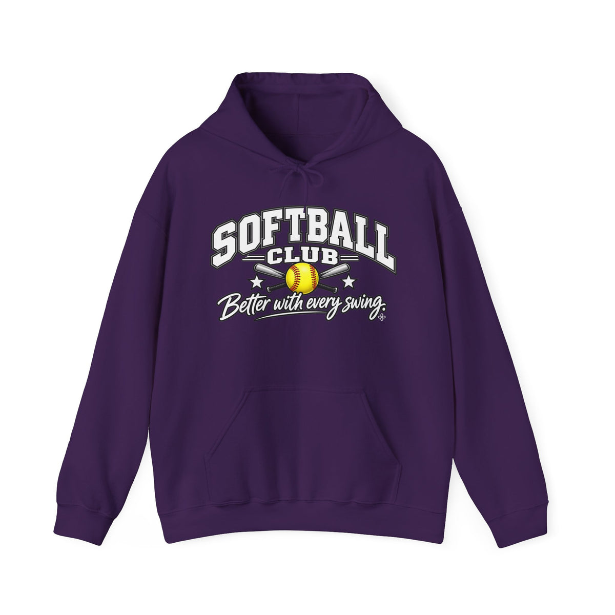 Softball Club Hoodie | Better With Every Swing | Softball Gildan Hoodie