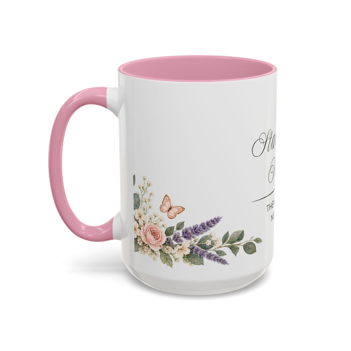 Start with Faith Coffee Mug 15oz | Then Take The Next Step | Floral Christian Mug
