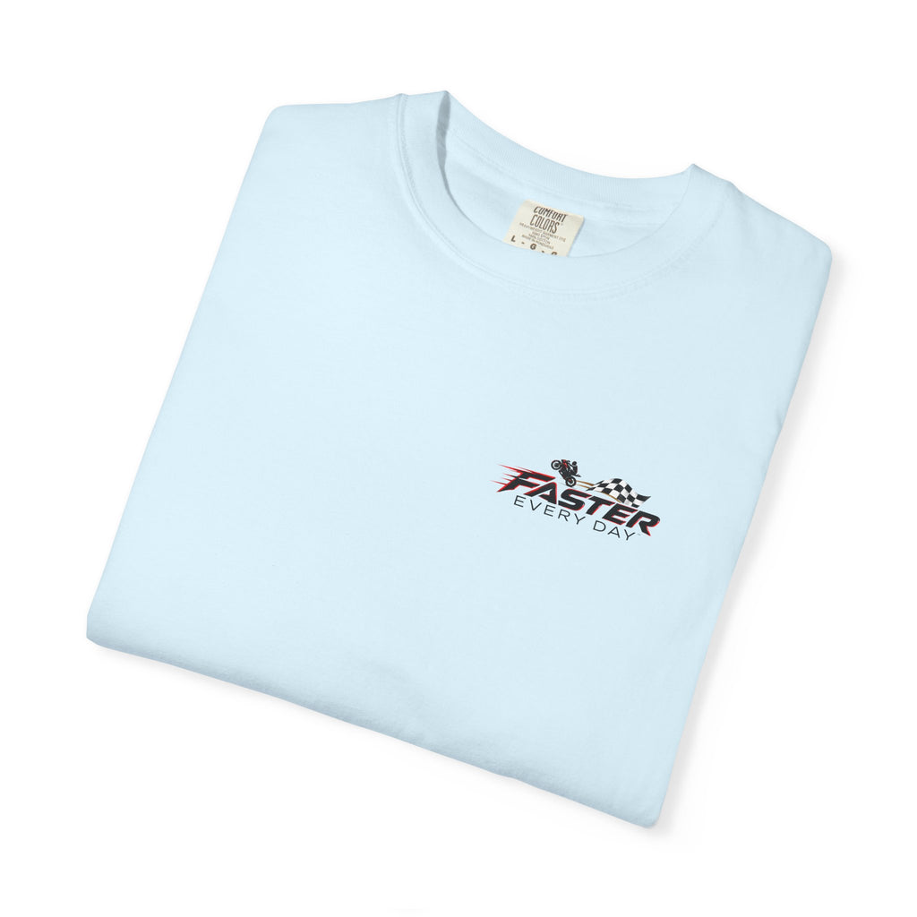 Excellence - The Highest Standards Create the Greatest Achievements | Motorcycle Racing Tee | Front Logo and Back Print