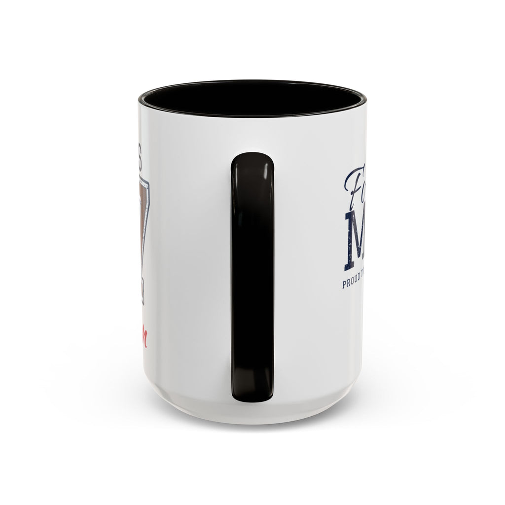 Personalized Football Mom Mug - Proud Today. Proud Always. | Custom Team Name, Number & Player Name | Football Dad, Grandma Gift | 15 oz