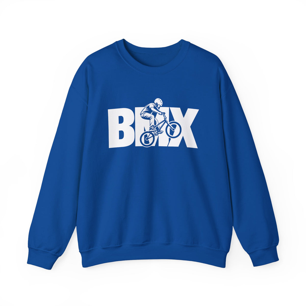 BMX Sweatshirt | BMX Rider Graphic | Gildan Crewneck