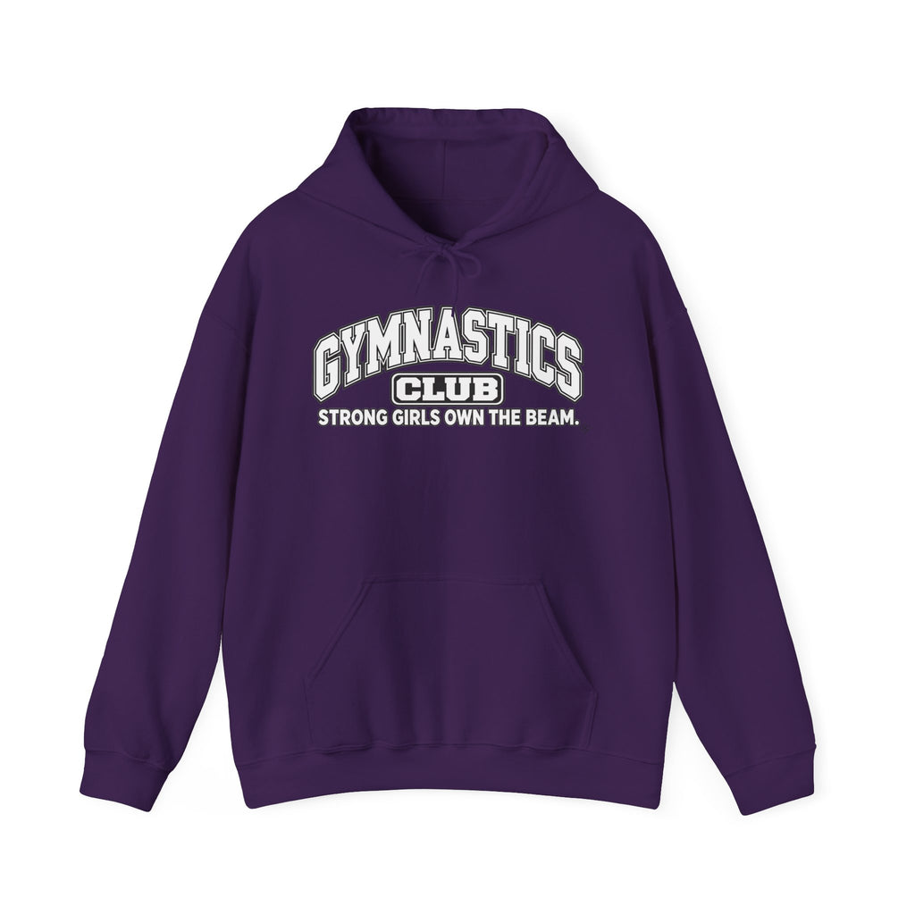 Gymnastics Club Hoodie | Strong Girls Own the Beam | Gymnastics Gildan Hoodie