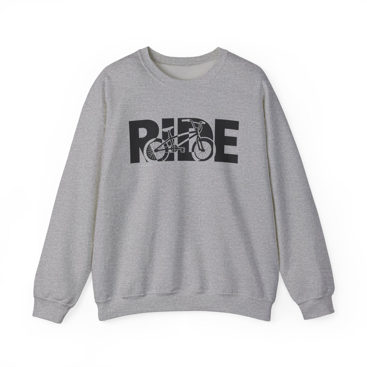 RIDE BMX Sweatshirt | BMX Bike Graphic | Gildan Crewneck