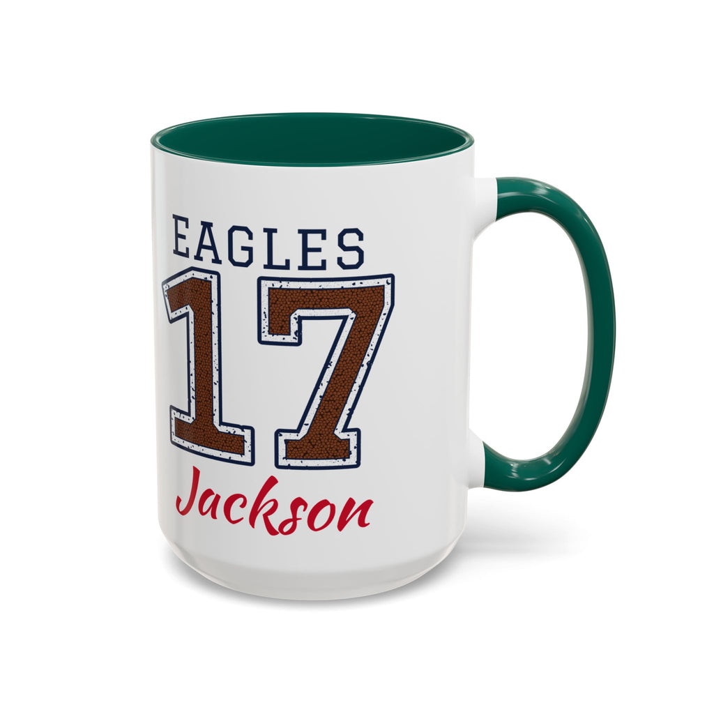Personalized Football Mom Mug - Proud Today. Proud Always. | Custom Team Name, Number & Player Name | Football Dad, Grandma Gift | 15 oz