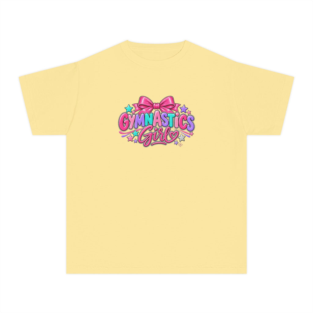 Gymnastics Girl Youth T-Shirt | Girls Gymnastics Comfort Colors Youth Tee