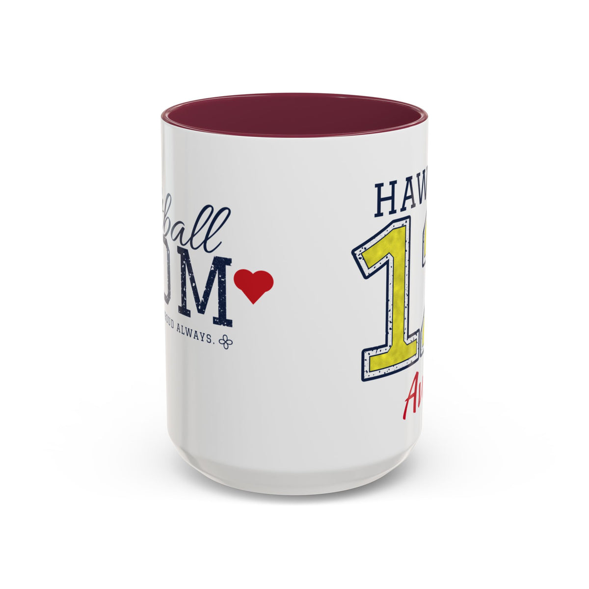 Personalized Softball Mom Mug - Proud Today. Proud Always. | Custom Team Name, Number & Player Name | Softball Dad, Grandma Gift | 15 oz