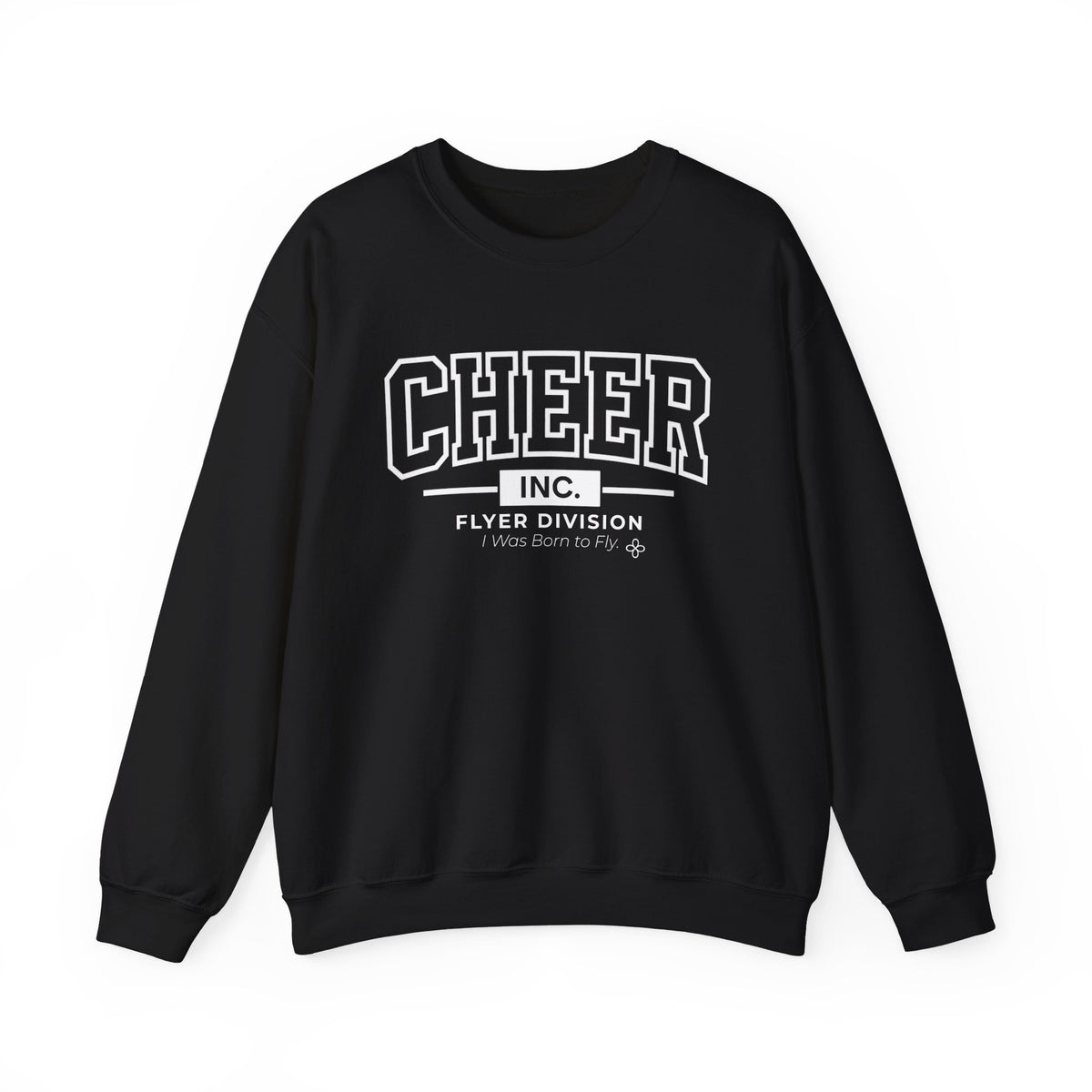 Cheer Inc. Flyer Division Sweatshirt | I Was Born to Fly | Cheer Gildan Crewneck