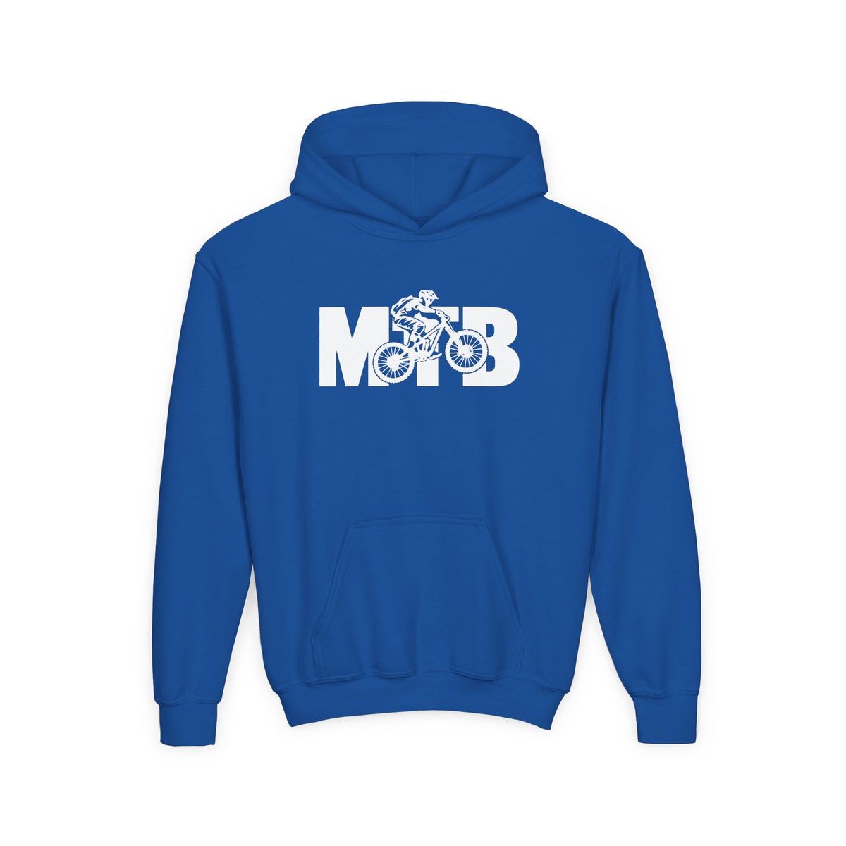 MTB Mountain Bike Youth Hoodie | Mountain Bike Rider Graphic | Kids Youth Hoodie