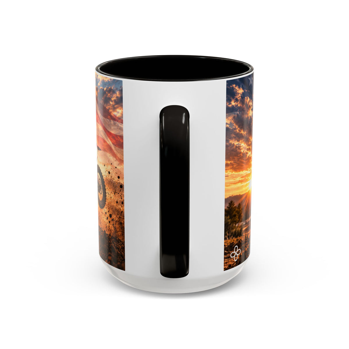 Freedom - I Was Never Meant to Stay Grounded | 15 oz Motocross Dirt Bike Mug, Coffee Cup