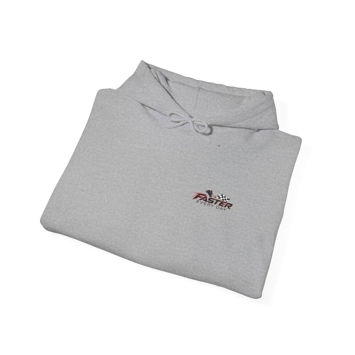 Fearless - Fear May Speak, But It No Longer Decides | Motorcycle Wheelie Hoodie | Front Logo and Back Print | Gildan Hoodie