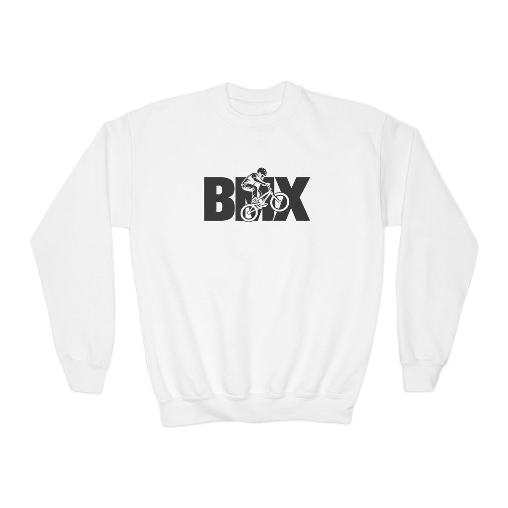 BMX Youth Sweatshirt | BMX Rider Graphic | Kids Youth Crewneck