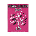 Personalized Dance Blanket - Player Spotlight Design | Custom Team Name, Class Year & Dancer Name | 2 Styles, Your Team Colors | Plush Throw