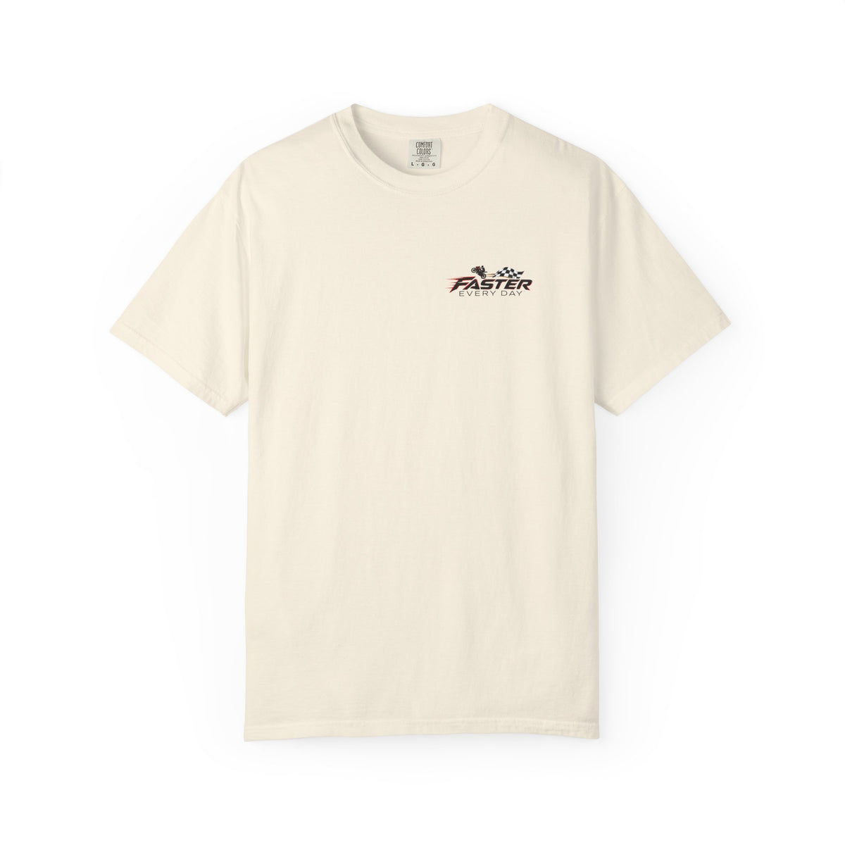Excellence - The Highest Standards Create the Greatest Achievements | Motorcycle Racing Tee | Front Logo and Back Print
