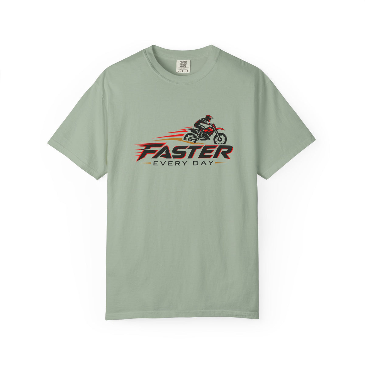 Faster Every Day Dirt Bike Logo Tee | Motocross Shirt | Comfort Colors T-Shirt