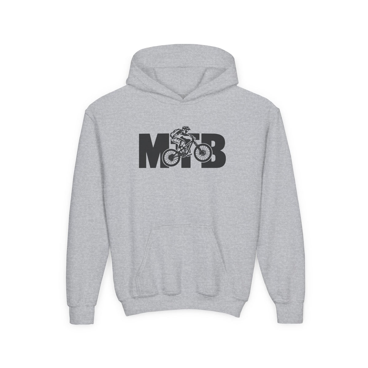 MTB Mountain Bike Youth Hoodie | Mountain Bike Rider Graphic | Kids Youth Hoodie