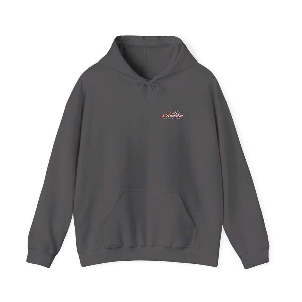 Send It - The Biggest Jumps Begin with Belief | Motocross Dirt Bike Hoodie | Front Logo and Back Print | Gildan Hoodie