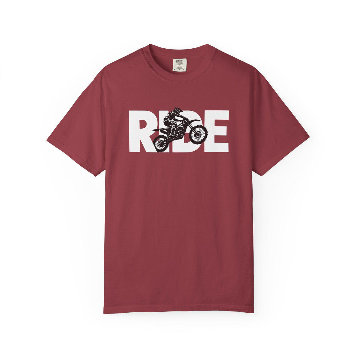 RIDE Dirt Bike T-Shirt | Dirt Bike Rider Graphic | Comfort Colors Tee