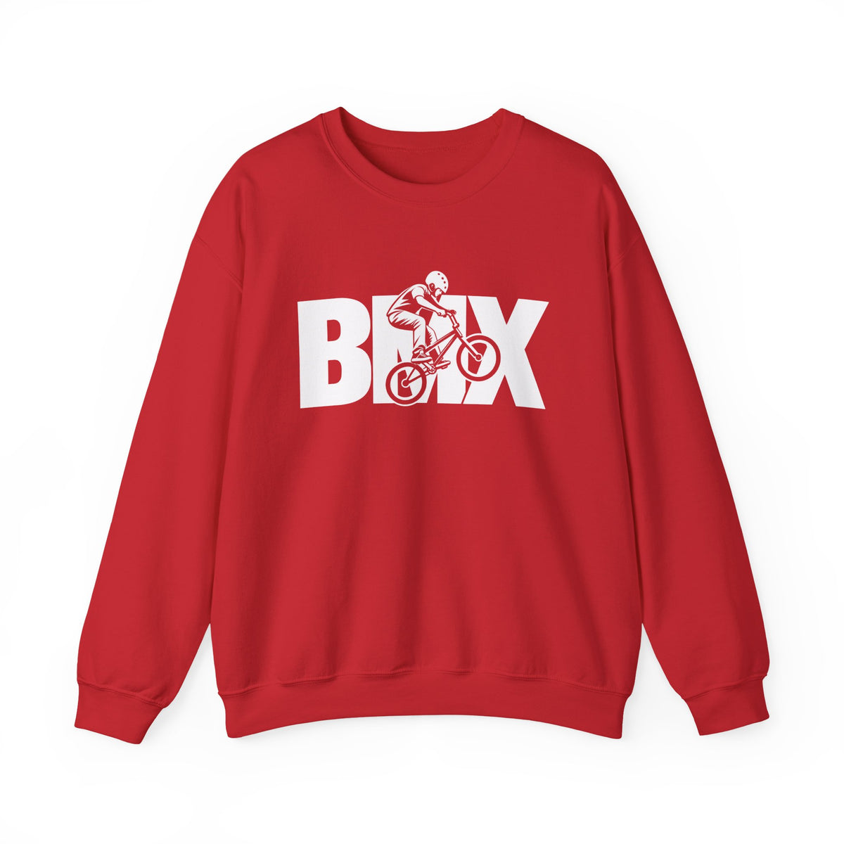 BMX Sweatshirt | BMX Rider Graphic | Gildan Crewneck