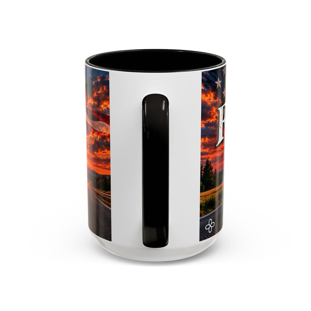 Fearless - Fear May Speak, But It No Longer Decides | 15 oz Motorcycle Wheelie Mug, Coffee Cup