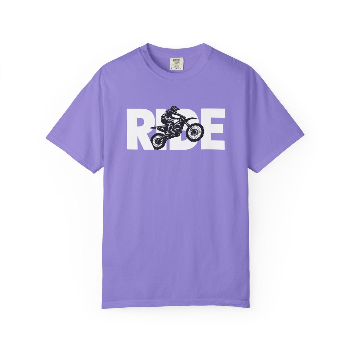 RIDE Dirt Bike T-Shirt | Dirt Bike Rider Graphic | Comfort Colors Tee