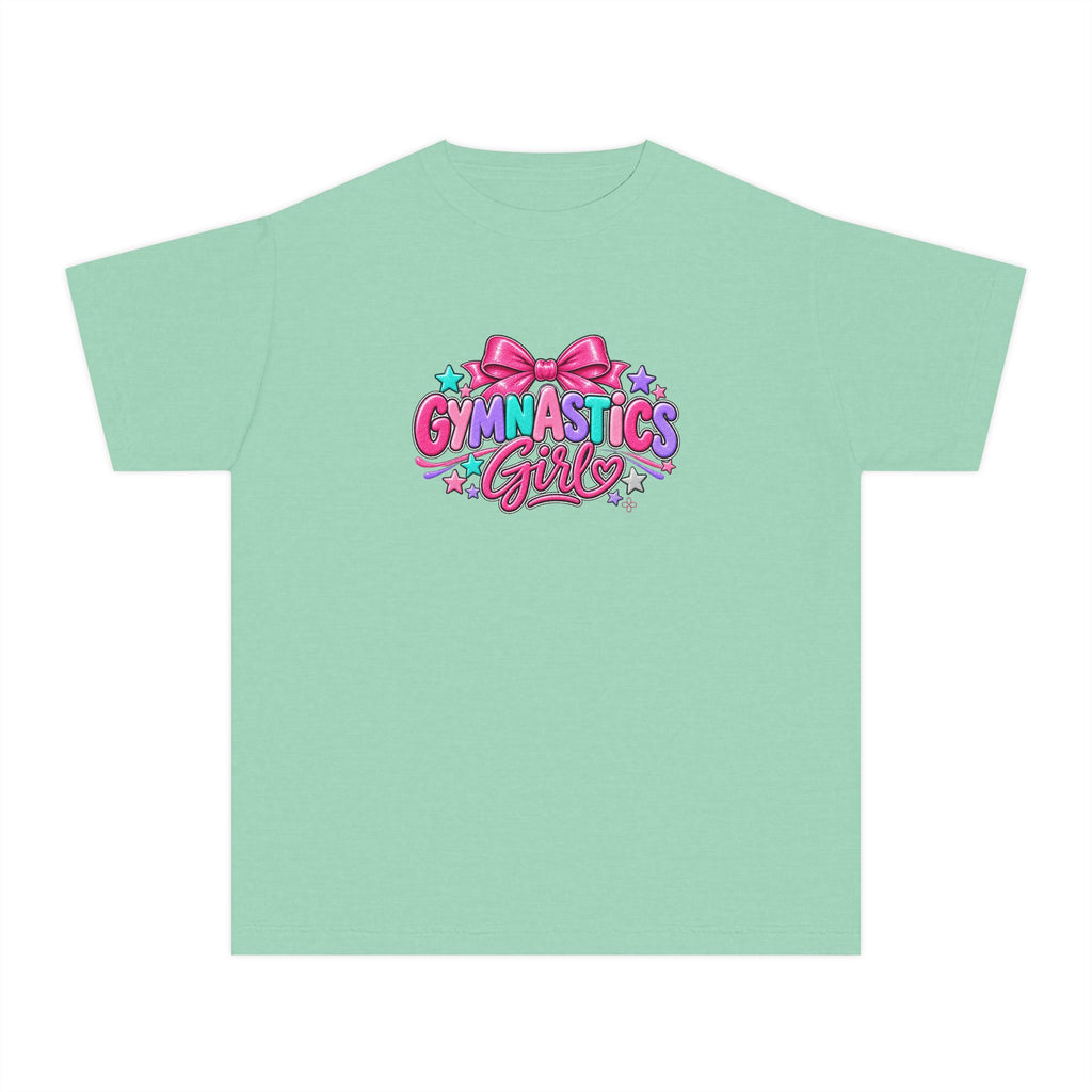 Gymnastics Girl Youth T-Shirt | Girls Gymnastics Comfort Colors Youth Tee