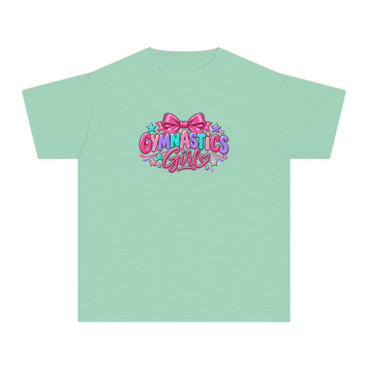 Gymnastics Girl Youth T-Shirt | Girls Gymnastics Comfort Colors Youth Tee