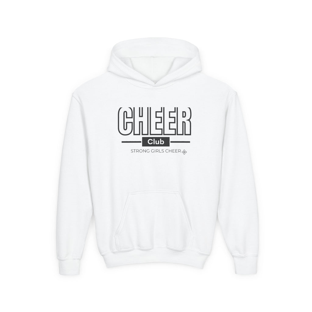 Cheer Club Youth Hoodie | Strong Girls Cheer | Girls Cheer Youth Hoodie