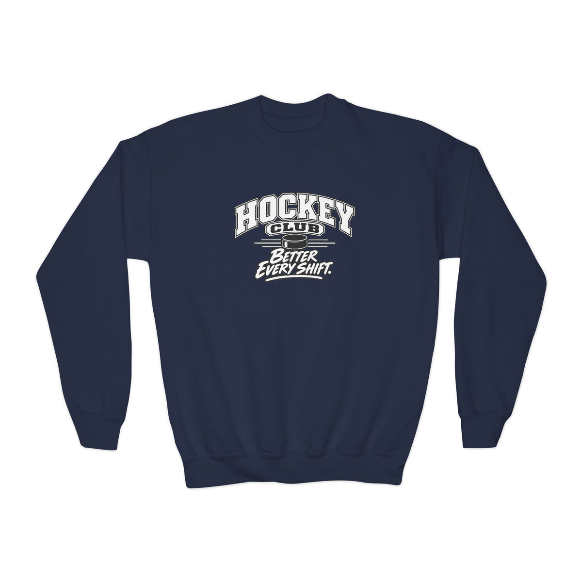Hockey Club Youth Sweatshirt | Better Every Shift | Kids Hockey Youth Crewneck