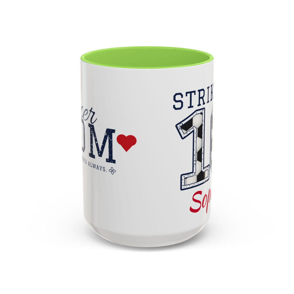 Personalized Soccer Mom Mug - Proud Today. Proud Always. | Custom Team Name, Number & Player Name | Soccer Dad, Grandma Gift | 15 oz