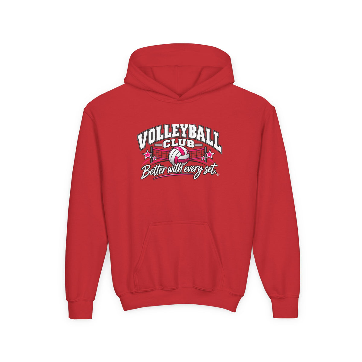 Volleyball Club Youth Hoodie | Better With Every Set | Girls Volleyball Youth Hoodie