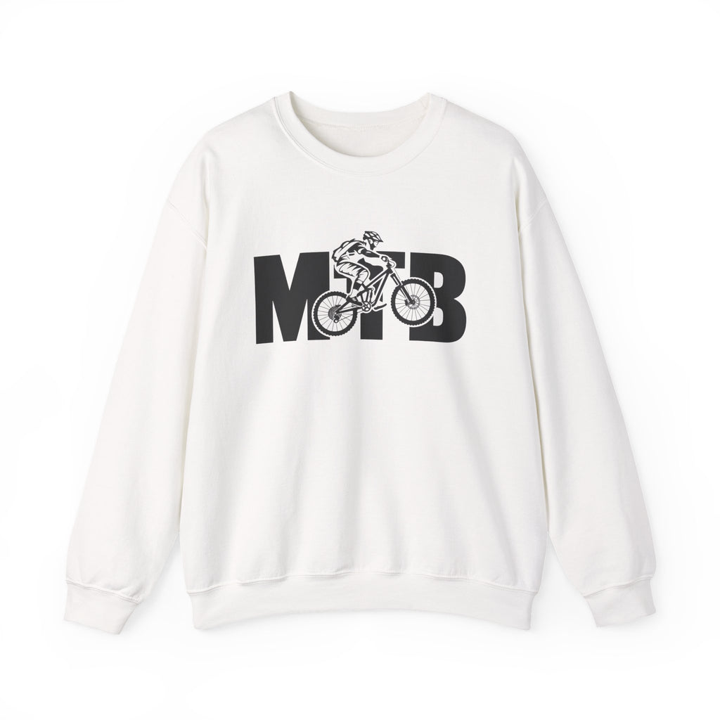 MTB Mountain Bike Sweatshirt | Mountain Bike Rider Graphic | Gildan Crewneck