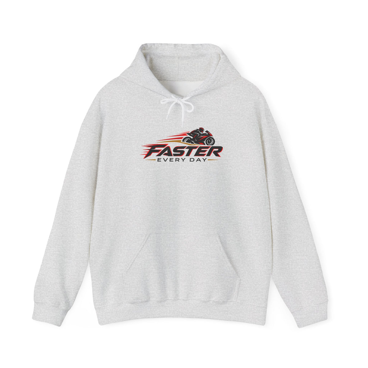Faster Every Day Sport Bike Logo Hoodie | Motorcycle Racing Gift | Gildan Hoodie