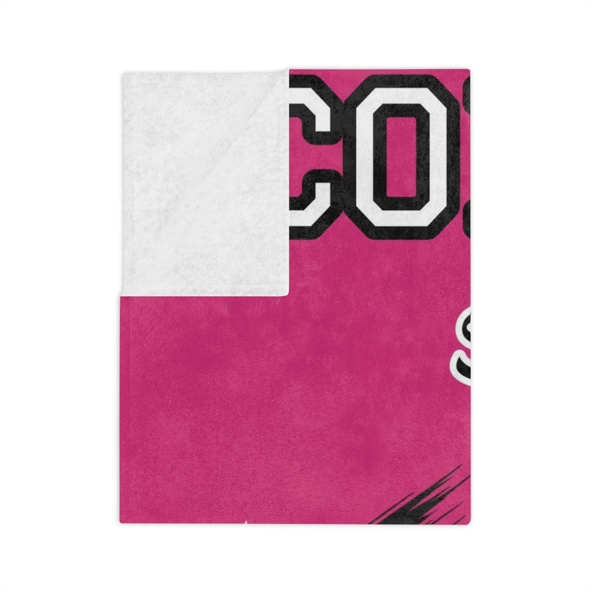 Personalized Softball Blanket - Player Spotlight Design | Custom Team Name, Number & Player Name | 2 Styles, Your Team Colors | Plush Throw