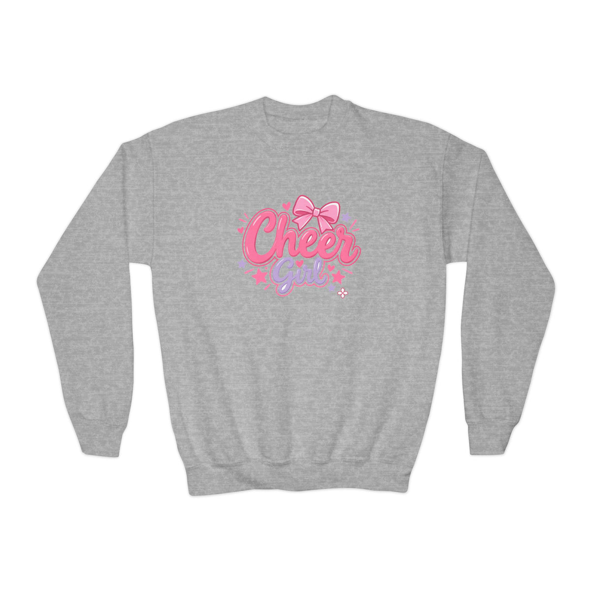 Cheer Girl Youth Sweatshirt | Girls Cheer Youth Crewneck