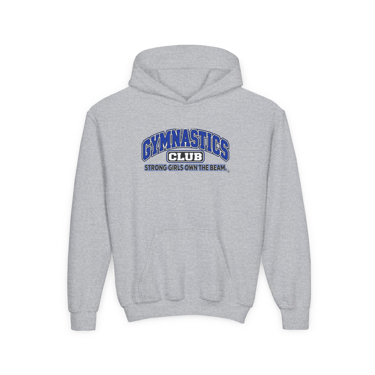 Gymnastics Club Youth Hoodie | Strong Girls Own the Beam | Girls Gymnastics Youth Hoodie