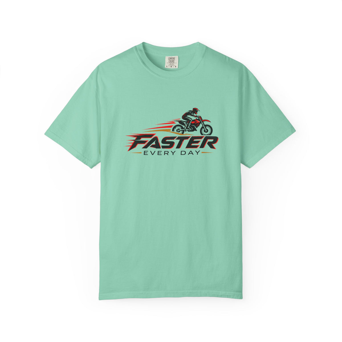 Faster Every Day Dirt Bike Logo Tee | Motocross Shirt | Comfort Colors T-Shirt