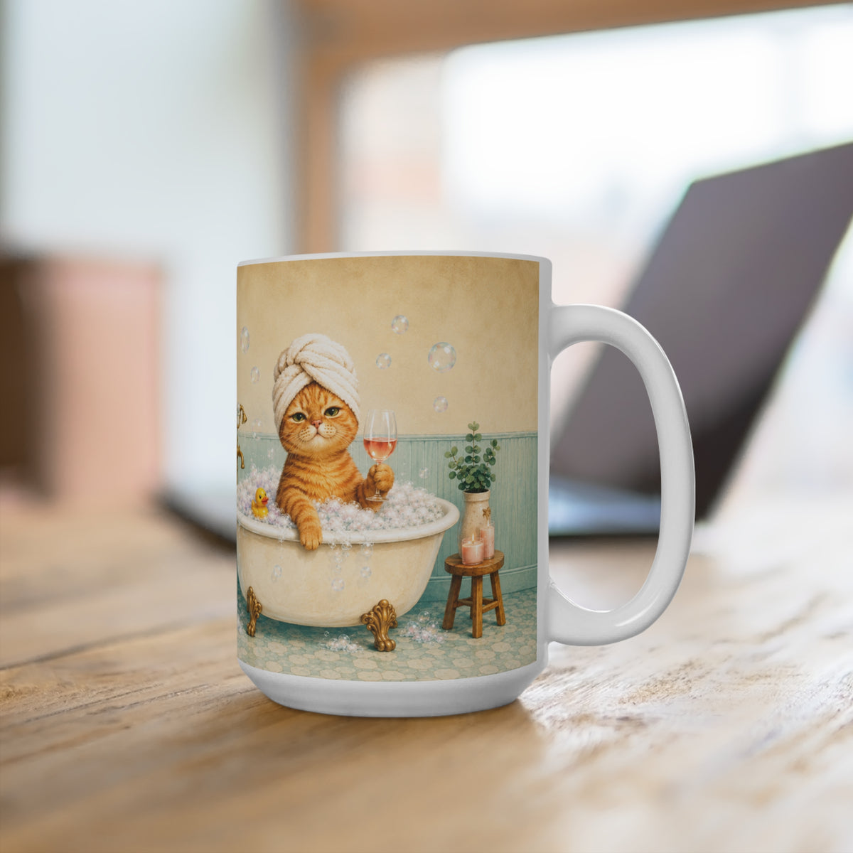 Today is Purrfect - 15 oz Funny Cat Mug, Coffee Cup