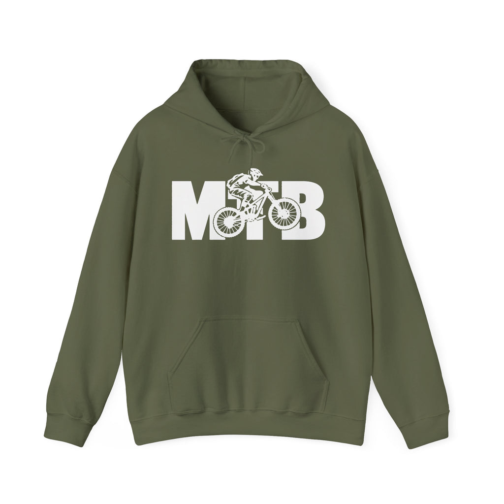 MTB Mountain Bike Hoodie | Mountain Bike Rider Graphic | Gildan Hoodie