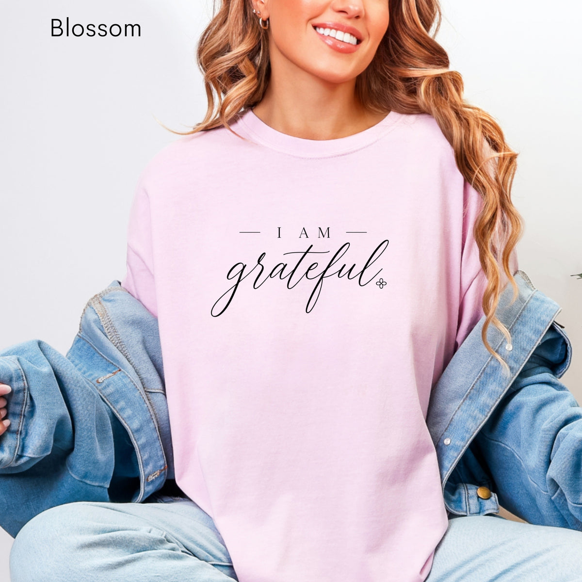 I Am Grateful - Women's Motivational T-Shirt - Better Every Day Signature Tee - Comfort Colors