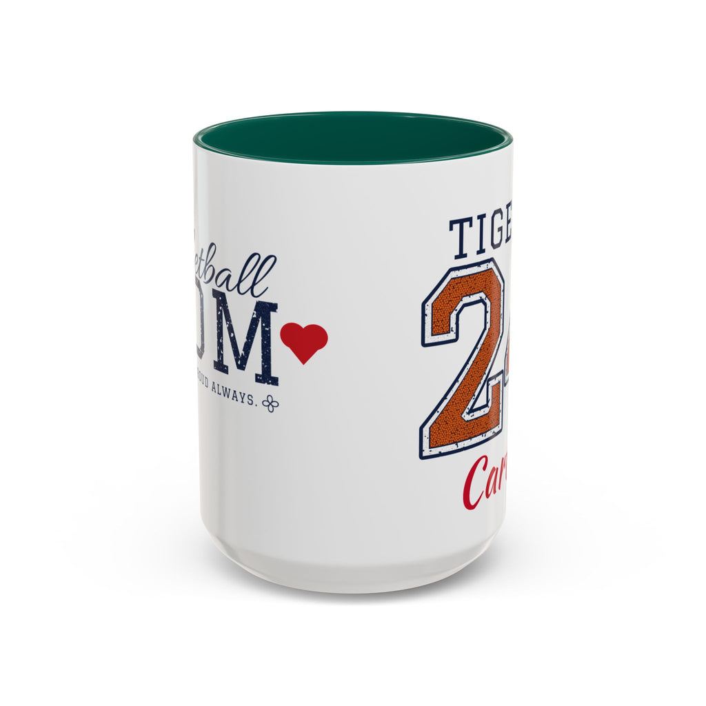 Personalized Basketball Mom Mug - Proud Today. Proud Always. | Custom Team Name, Number & Player Name | Basketball Dad, Grandma Gift | 15 oz