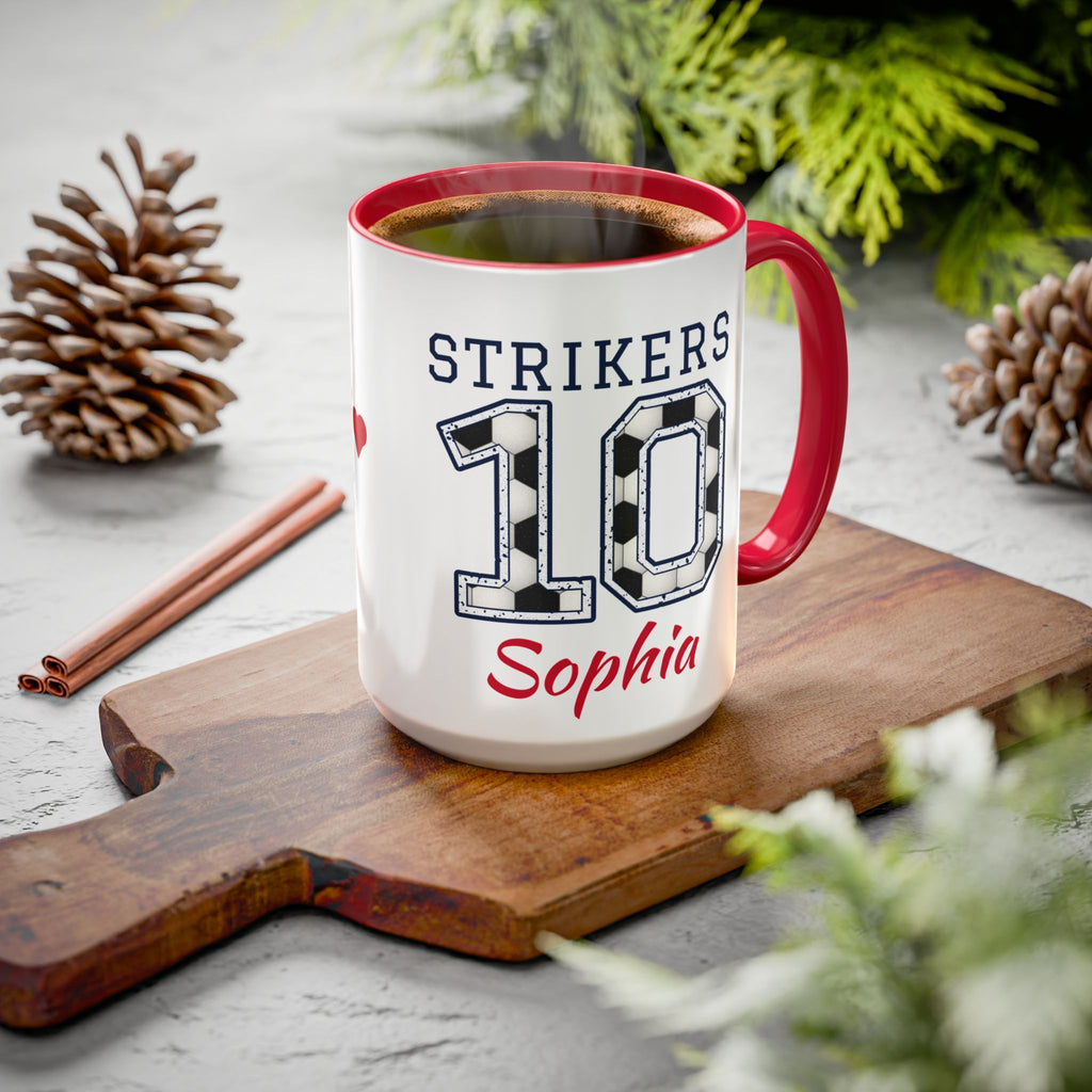 Personalized Soccer Mom Mug - Proud Today. Proud Always. | Custom Team Name, Number & Player Name | Soccer Dad, Grandma Gift | 15 oz