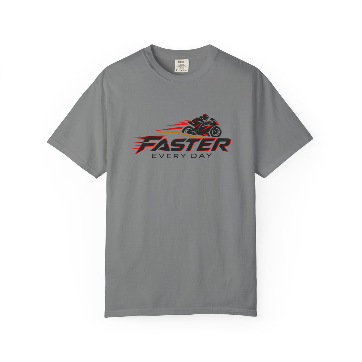 Faster Every Day Sport Bike Logo Tee | Motorcycle Racing Shirt | Comfort Colors T-Shirt